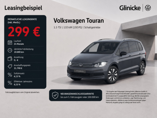 Volkswagen - Touran 1.5 TSI GOAL StHz SiHz 8986954