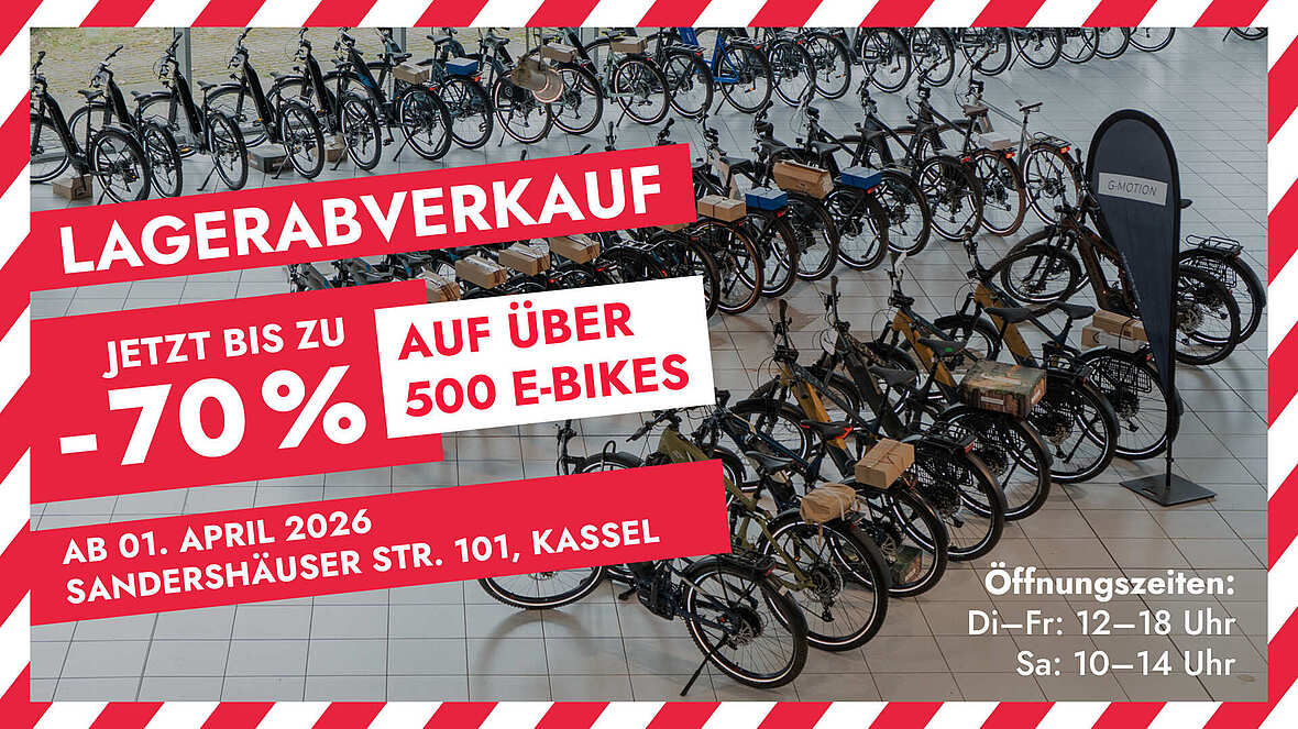 E-Bikes in Kassel | Abverkauf: bis zu 70% Rabatt | Infos, Angebote