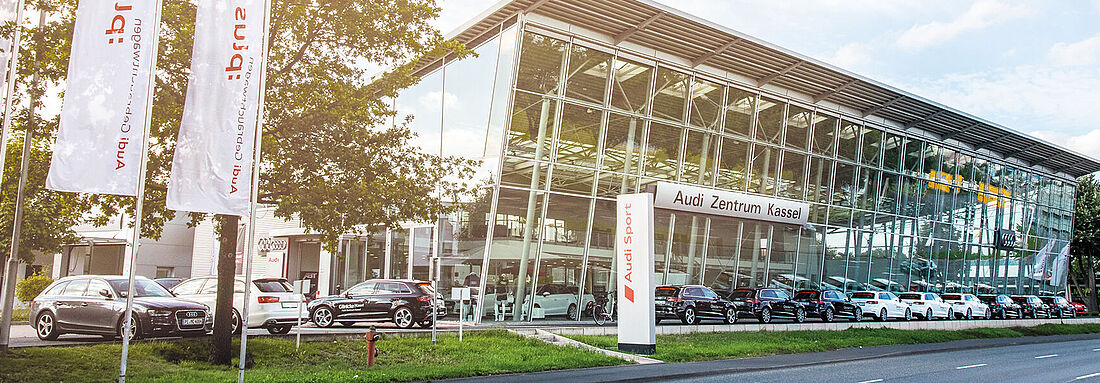 Das Audi Zentrum in Kassel