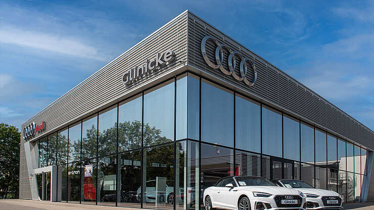 Audi bei Glinicke in Weimar &ndash; das Autohaus von au&szlig;en.