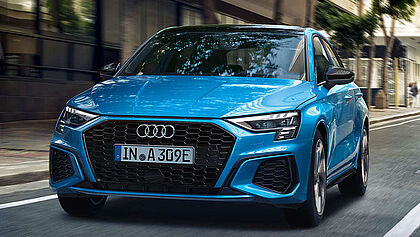 Audi A3 in blau