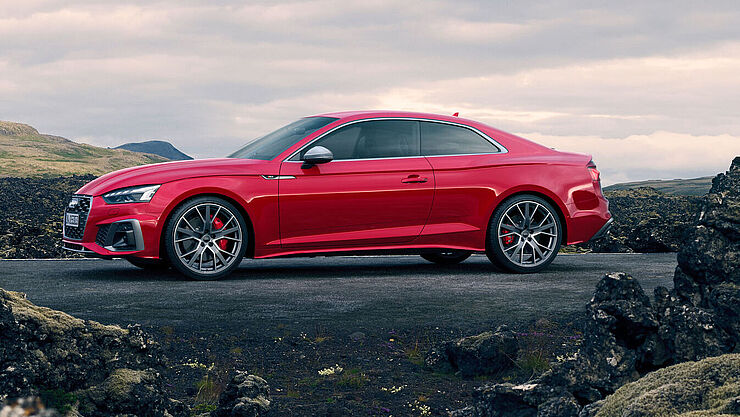Der Audi S5 Coupe TDI in rot