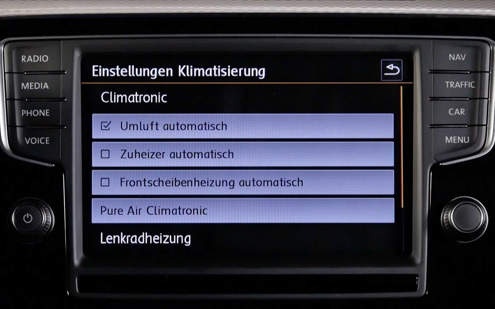 Klimaanalge Climatronic - Skoda