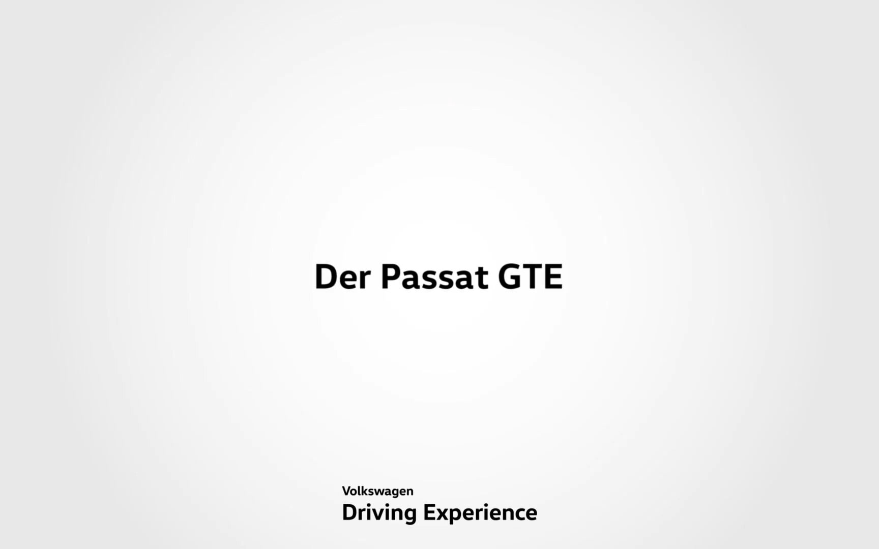 Der Passat GTE - Volkswagen